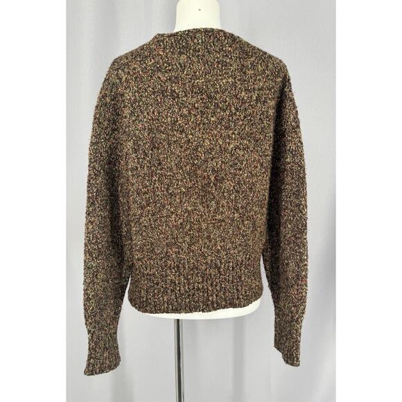 Royal Robbins Sweater Women Large Brown Acrylic Poly Cabincore Goblincore Cozy - Picture 3 of 9
